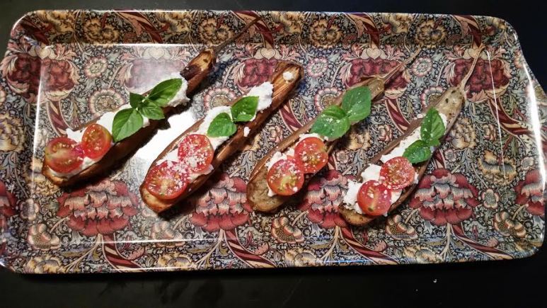 roasted baby eggplant