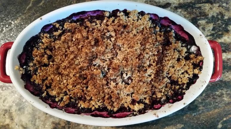 Gluten-Free Blueberry Crumble
