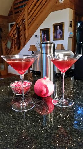 pomegranate martinis