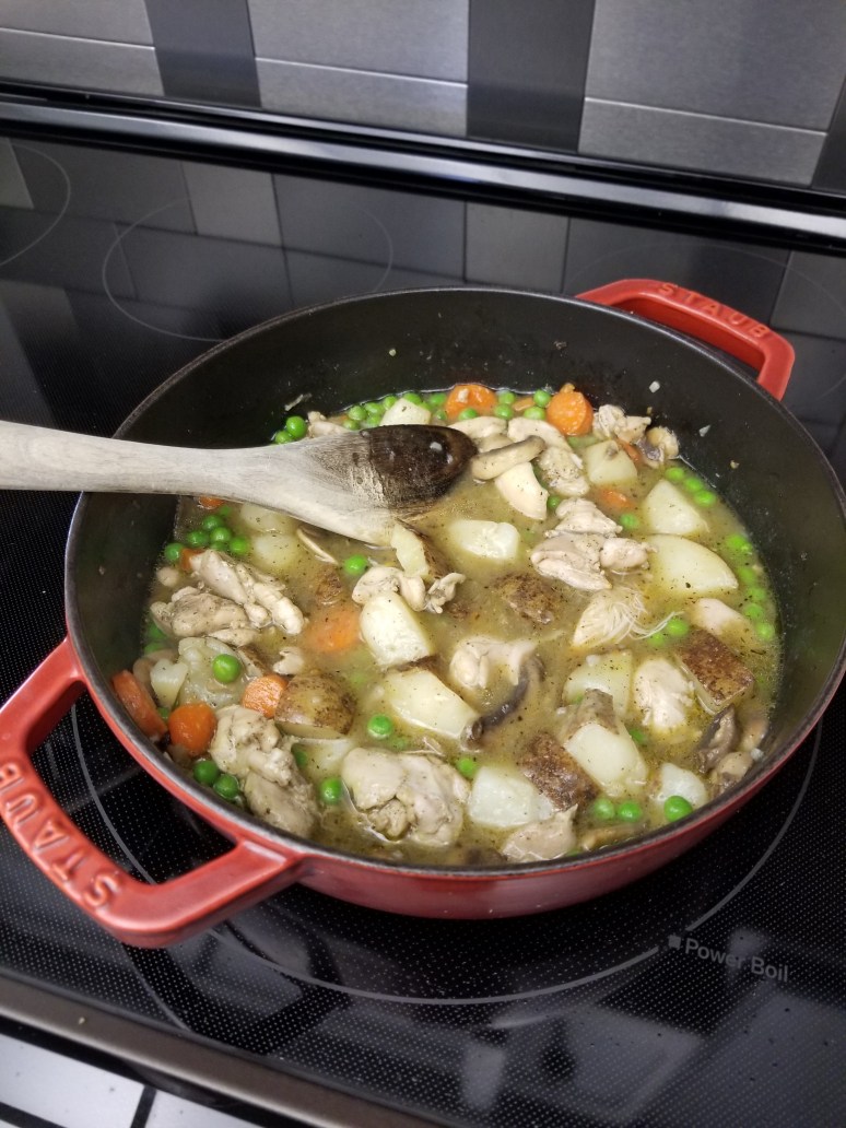 creamed chicken and vegetables