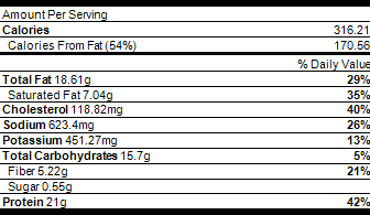 nutrition dried bean and meatball stew