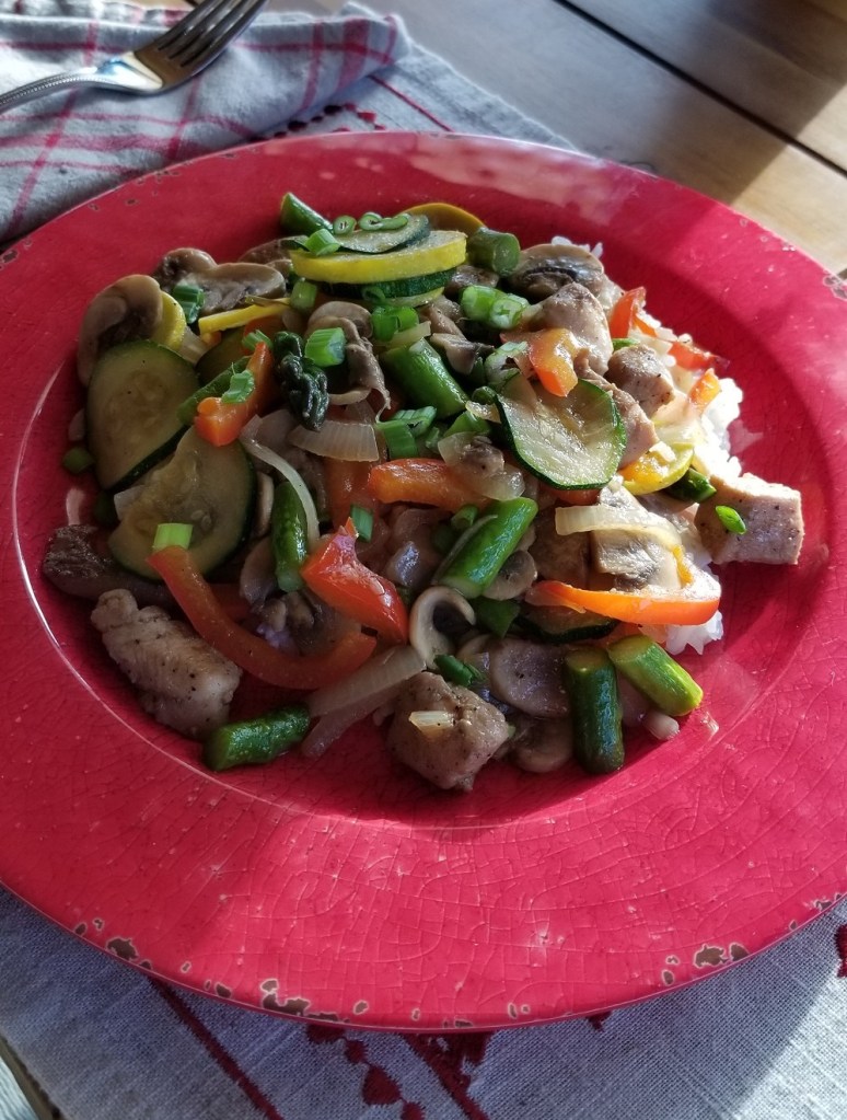 stir fried chicken with vegetables12